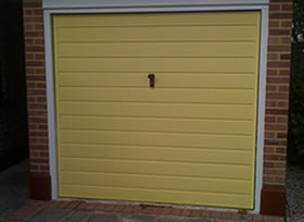 Up and over Steel Canopy garage door