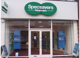 Specsavers Hearcare Southend shop front