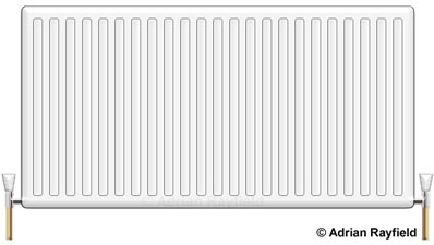 Graphic of a radiator