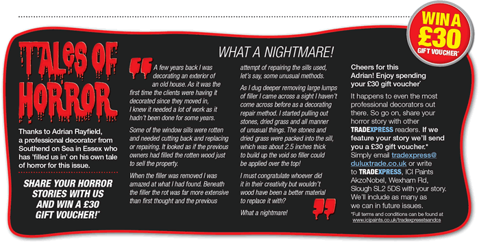 Screenshot of Horror Story in TradeXpress