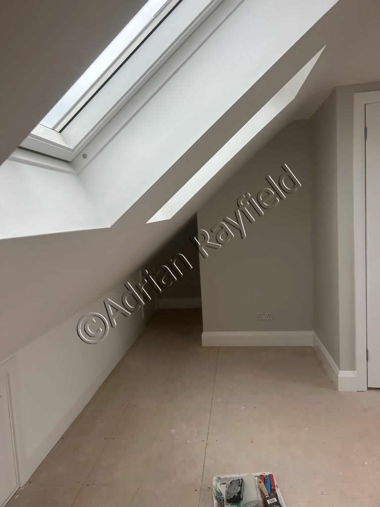 Competed loft conversion bedroom